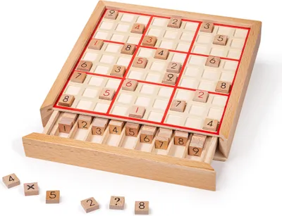 Obrázok produktu pre RAPPA Bigjigs Toys Drevené sudoku