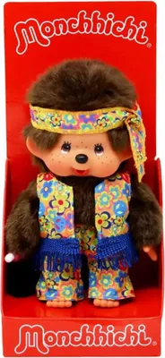 Image de Garçon hippie avec bandeau | 20 cm | Monchhichi | Poupée