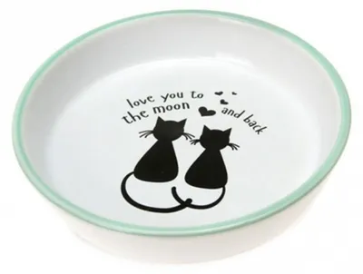 Zdjęcie produktu dla Miska Dla Kota 16 Cm / 200 Ml "Cats & Moon