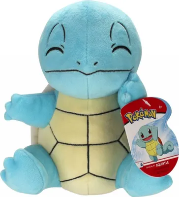 Produktbild von Pokemon Plüschfigur (20cm) Pikachu Pichu Mampfaxo Kuscheltier Stofftier-Schiggy