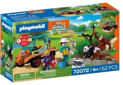 Produktbild von PLAYMOBIL 72072 Zoo: Tierpflegermobil