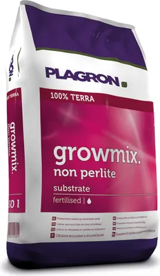 Produktbild von Plagron Growmix 50L - Ohne Perlite - Premium Pflanzenerde mit Dünger