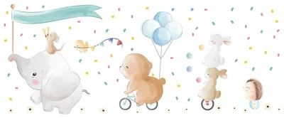Immagine prodotto di Pellicola oscurante – Elefante e amici a passeggio – Adesivo per finestre e porte della doccia – 40 x 100 cm