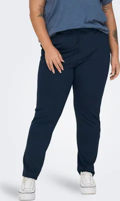Zdjęcie produktu dla Eleganckie spodnie materiałowe Poptrash Paperback Rozciągliwe Oversize Duże Rozmiary Curvy Plus Size. | 42W / 34L