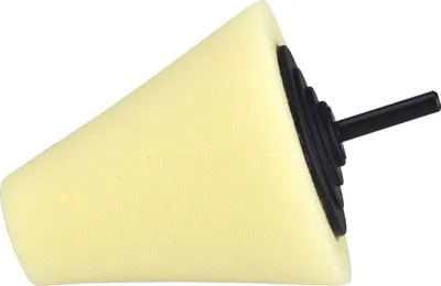 Immagine prodotto di kužel leštící pěnový, T80, žlutý, ⌀80mm, stopka 6mm