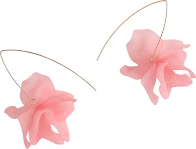 Produktbild von 1 Paar Blütenblatt Anhänger Tropfen Ohrringe Lange Stil Baumeln Ohrringe Frauen Piercing Haken Ohrringe Schmuck Geschenk