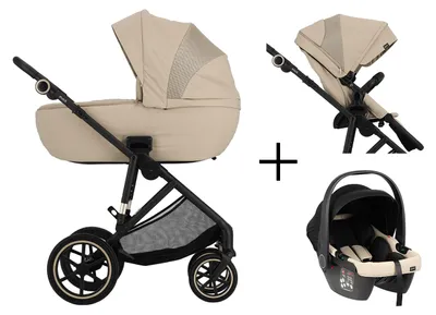 Produktbild von Puck Carl 3-in-1 Kinderwagen - Desert | Extra