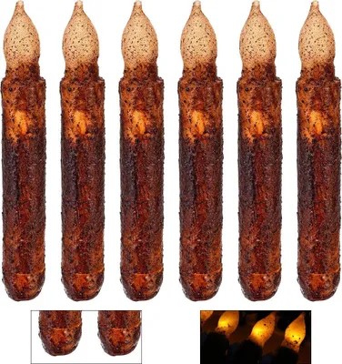 Produktbild von LED-Kerze,Kerze, 6St Weihnachten Kerzen LED Bluttropfen Optik flammenlos