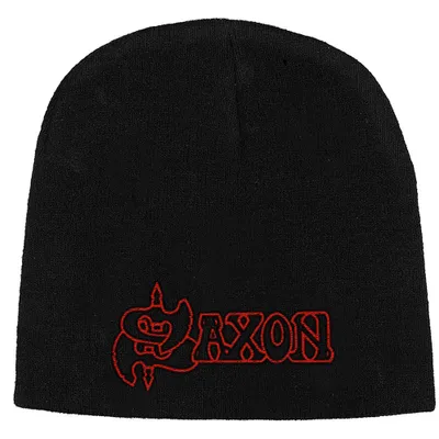 Produktbild von Saxon Mütze Uni Logo schwarz Standard