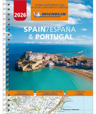 Obrázek produktu pro Michelin Road Atlas Španělsko a Portugalsko se spirálovou vazbou