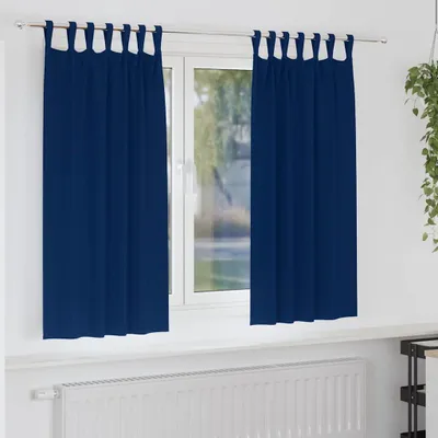 Produktbild von Design Verdunkelungsvorhänge mit Vorhängen Dunkelblau Polyester - Gardinen & Vorhänge 2025 Neu4817325 1parcel