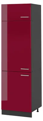 Productafbeelding van Hoge kast Vicco R-Line Rode hoogglans/Antraciet 60 cm, Model 63193