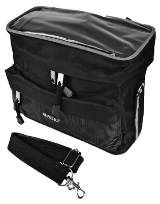 Produktbild von Basil Mali, Fahrradtasche, Polyester, Schwarz, 8 l, 2,5 kg, 260 mm