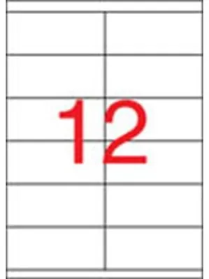Obrázok produktu pre Štítky APLI 105 x 48 mm, 10,5 cm, 4,8 cm, 310 x 220 x 20 mm