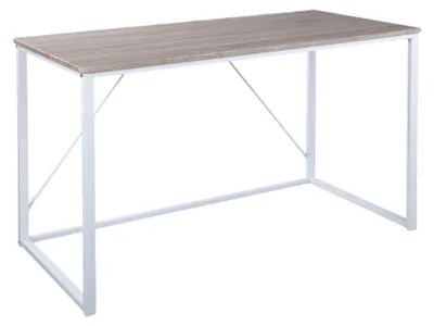 Klapptisch weiß 120x60x74 cm Buchenholz Metall
