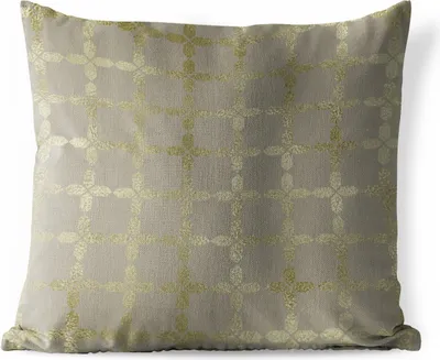Produktbild von MuchoWow® Outdoor Kissen - Muster - Luxus - Gold - 45x45 cm - Wetterfest - Lounge Kissen - Fotokissen - Dekoratives Kissen