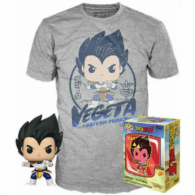 Obrázok produktu pre Funko Pop! Dragon Ball Z - Figurki Vegeta z T-shirtem Premium, Limitowana Edycja