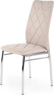 Obrázok produktu pre Halmar Jedálenská stolička K309 - svetlobéžová / chróm