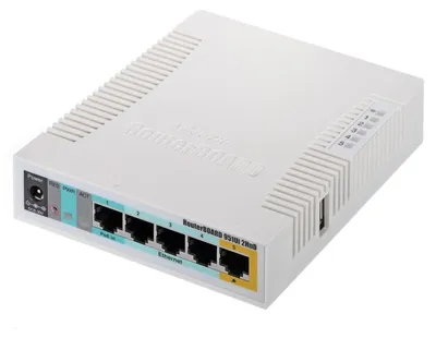Produktbild von Mikrotik RB951Ui-2HnD, 2,4 GHz, 10,100 Mbit/s
