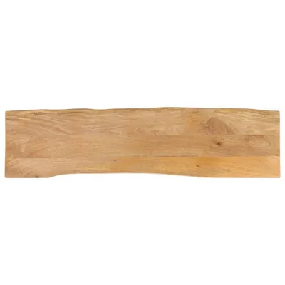 Immagine prodotto di Piano del tavolo con bordo ad albero 160x40x3,8 cm in legno massiccio di mango