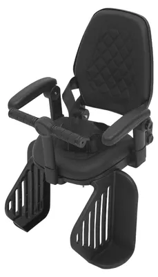 Image de Siège de vélo jusqu'à 50 kg - Dossier et ceinture de sécurité réglables