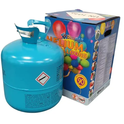 Produktbild von FORTENA Ballongas (Helium) in 22L Flasche – Set für ca. 90 Ballons