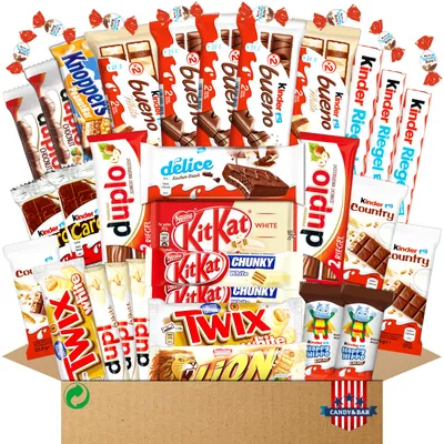 Produktbild von Schokoladen Big Box XXL | Kinderschokolade | Schokoriegel | Nervennahrung | Schokolade | Geschenkbox | ausgefallenes Geschenk | Ausgewählter Mix |