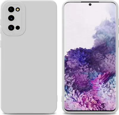Produktbild von Cadorabo Hülle für Samsung Galaxy S20 Schutz Hülle in Weiß TPU Silikon Etui Case Handyhülle