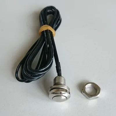 Immagine prodotto di Pulsante universale in acciaio inossidabile Ø 12 x P 16 mm