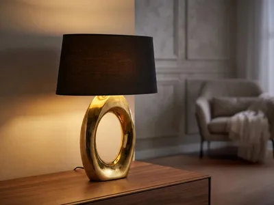 Produktbild von Trio - Tischlampe TABA - Gold - 0x0x52 cm