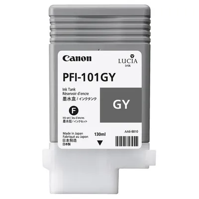 Immagine prodotto di Canon PFI-101GY Cartuccia Inchiostro Originale 130ml Grigio Pigmentato per iPF5000