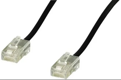 Produktbild von ISDN-Modularanschlusskabel Kupferkaschierter Aluminiumleiter (CCA), RJ45-Stecker (8P4C) > RJ45-Stecker (8P4C)