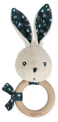 Produktbild von Kaloo Hasen Rassel Natur - Plüsch Babyspielzeug