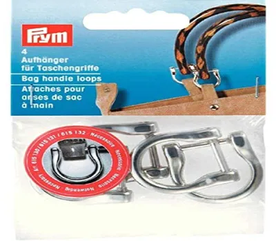 Produktbild von Prym Aufhänger für Taschengriffe 18 mm silber 4 St