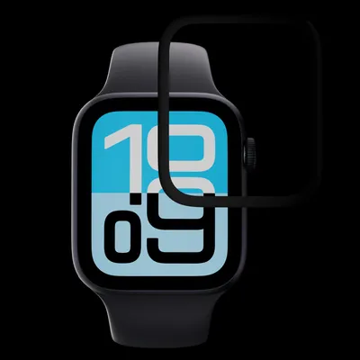 Produktbild von Schutzfolie Apple Watch 44mm - Panzerglas - Cazy - Transparant