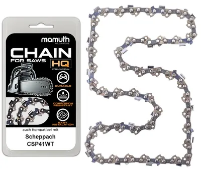 Immagine prodotto di Catena per motosega, lunghezza 35 cm, spessore 1,3 mm, passo 3/8", 53TG, compatibile con la motosega Scheppach CSP41WT