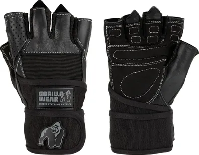 Produktbild von Gorilla Wear Dallas Wrist Wrap Gloves schwarz M