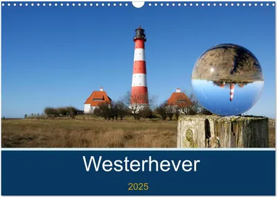 Produktbild von Westerhever (Wandkalender 2025 DIN A3 quer), CALVENDO Monatskalender