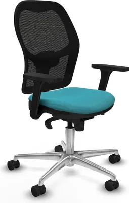 Image de Chaise de bureau Jorquera Piqueras y Crespo 3D086N0 turquoise