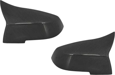 Image de Caches rétroviseurs pour BMW F20 F21 F22 F23 F30 F31 F32 F33 F36 Véritable fibre de carbone.