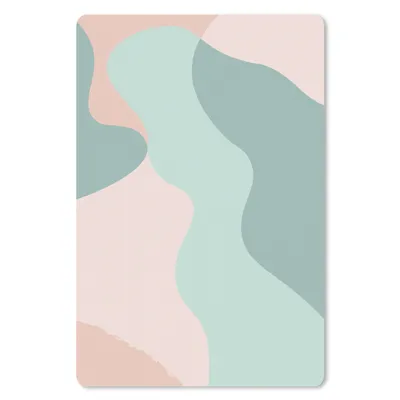 Produktbild von MuchoWow® Mauspad Mousepad Sommer - Pastell - Abstrakt 18x27 cm - Mousepads - Maus Mat - Pad - Mausunterlage