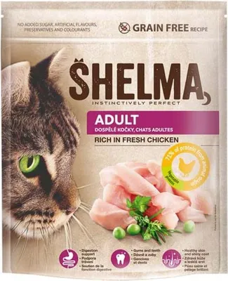 Obrázok produktu pre Shelma Granule pre mačky adult 750g kura