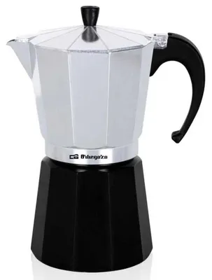 Produktbild von Orbegozo KFM 330, Mokka-Kanne, Schwarz, Silber, Aluminium, 3 Tassen