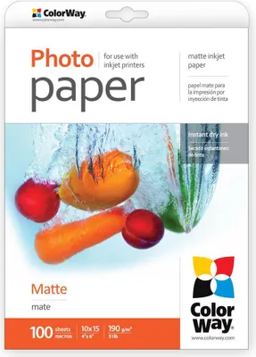 Image de ColorWay | 190 g/m² | 10x15 | Matowy papier fotograficzny