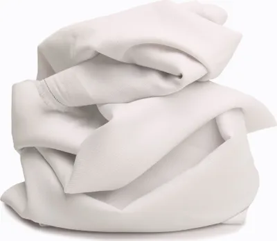 Image de Tissu Minimatt avec Élasthanne, blanc, 50 cm x 150 cm