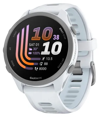 Zdjęcie produktu dla Garmin Forerunner 170 Music – zegarek sportowy z GPS, kolor: Steinweiss