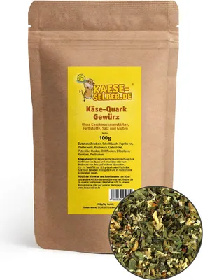 Produktbild von Käse-Gewürzmischung für Quark, Frischkäse und Feta, 100 g, salz- und glutamatfrei