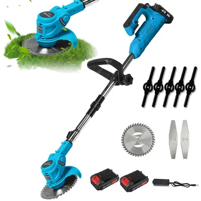 Immagine prodotto di Tagliasiepi elettrico - 18.000 giri/min - 21 V - 800 W - Motore brushless (senza spazzole) - Lunghezza regolabile - 2 batterie