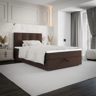 Obrázek produktu pro Jednolůžková postel 120x200 STIG 8 s úložným prostorem - hnědá