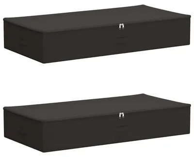 Produktbild von vidaXL Aufbewahrungsbox 2 stk. Vliesstoff 100 x 50 x 18 cm 90 l